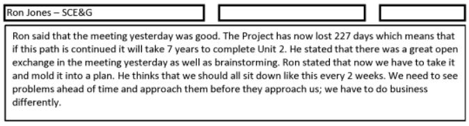 Meeting minutes